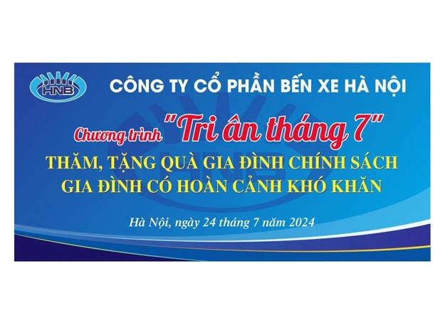 HNB: Tổ chức chương trình “Tri ân Tháng 7” nhân kỷ niệm 77 năm Ngày Thương binh, liệt sĩ 27/7