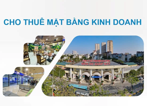 HNB: Cho thuê mặt bằng, Kiot kinh doanh tại Bến xe Giáp Bát