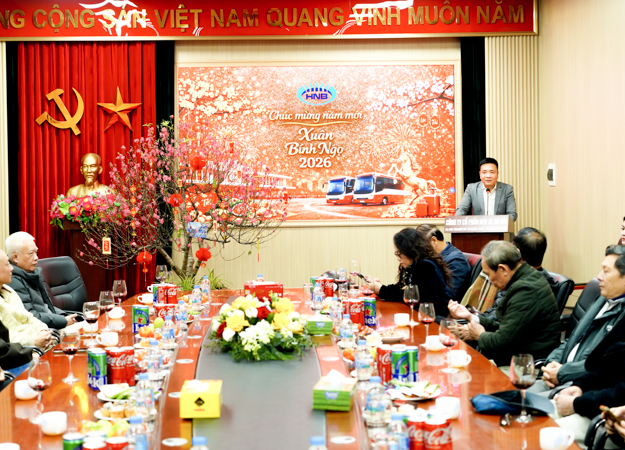 Công ty cổ phần Bến xe Hà Nội tổ chức gặp mặt, tri ân cán bộ hưu trí nhân dịp Xuân Bính Ngọ 2026