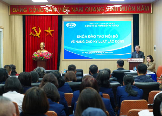 Công ty cổ phần Bến xe Hà Nội tổ chức khóa đào tạo nội bộ “nâng cao kỷ luật lao động” năm 2026