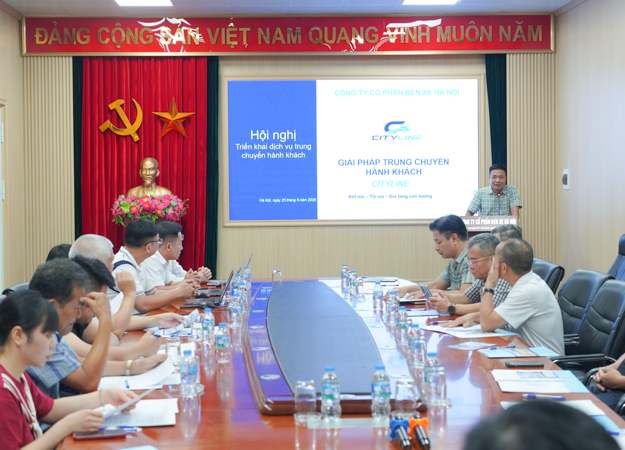 HNB tổ chức Hội nghị triển khai dịch vụ trung chuyển hành khách (CITYLINE) tại Bến xe Giáp Bát